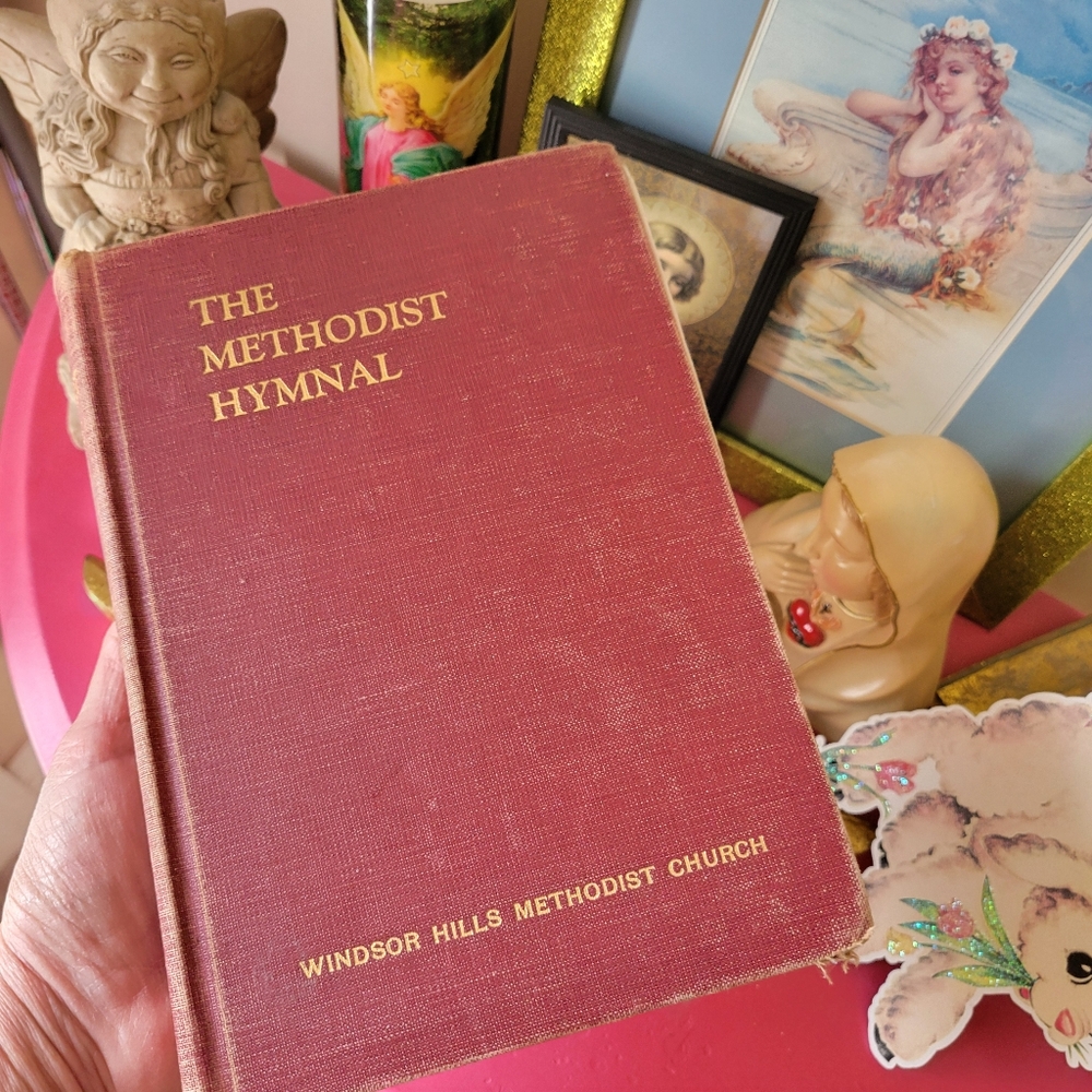 Vintage Methodist Hymnal 1940s? ~ INCOMPLETE ~ Crafts ~ Scrapbook ~ Junk Journal